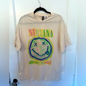 Nirvana oversized tee, XS